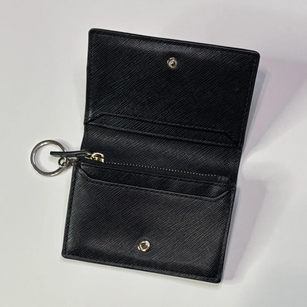 Authentic Kate Spade New York ID Wallet / Card Holder with Key Ring — Pre-Owned